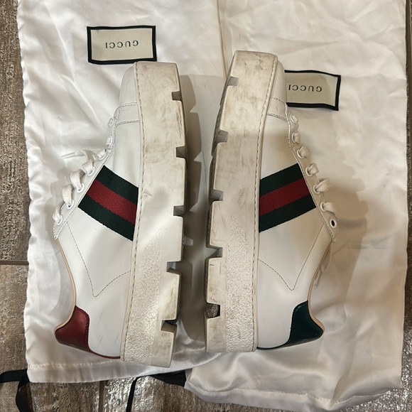 Real Gucci ace platform sneaker - Picture 2 of 7